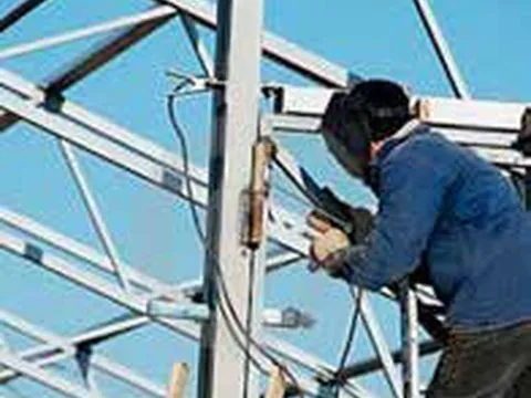 Soldadura de estructura en altura